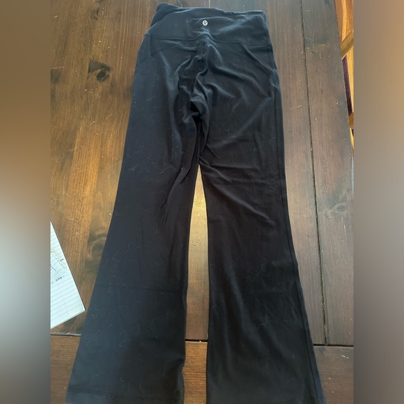 Lululemon Groove pant nulu super high rise black 27.5” Size 6 - Picture 2 of 3